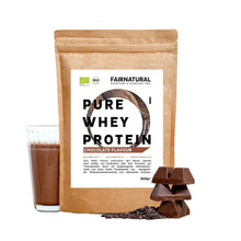 Whey protein orgânico em pó chocolate