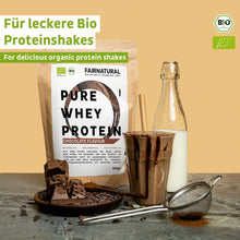 Whey protein orgânico em pó chocolate