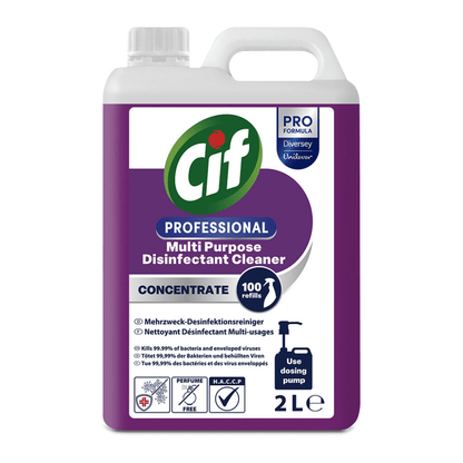 Cif Limpador Desinfetante Multiuso Concentrado Profissional | Vasilha (2 l)