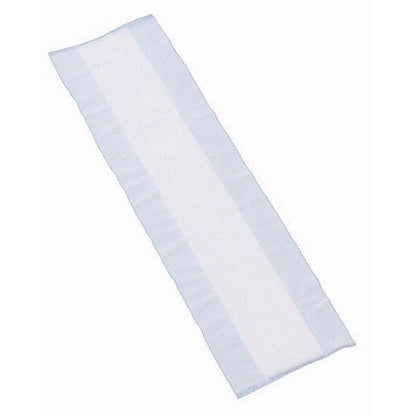 O pano de pó TASKI flortex V3 da Diversey Deutschland GmbH & Co. OHG é um esfregão retangular branco com bordas azul-claras de material de alta qualidade - perfeito para a limpeza completa de superfícies.
