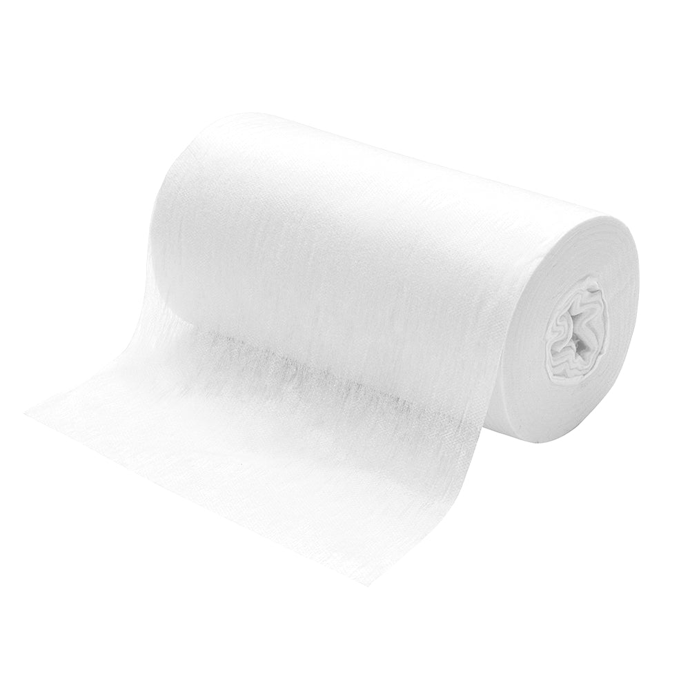 A embalagem de recarga TASKI Florzip 65 da Diversey Deutschland GmbH & Co. OHG contém 6 rolos de 150 toalhetes descartáveis brancos embebidos em óleo (65 x 25 cm), ideal para a limpeza de superfícies oleosas. Entrega em caixa com 6 baldes.