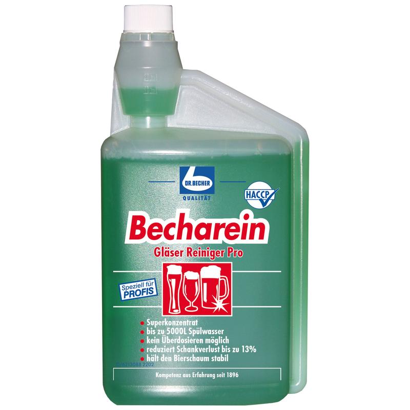 Dr. Becher Becharin Glasses Cleaner Pro, 1 litro | Garrafa (1000 ml)