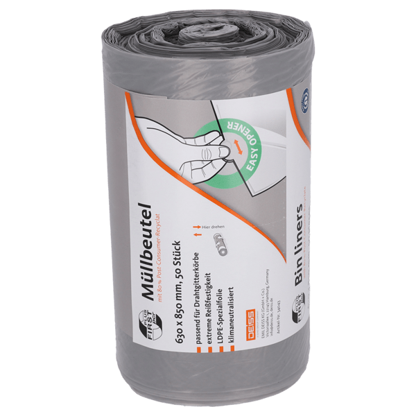 Deiss First Plus PCR Sacos de lixo 80 litros, 34043