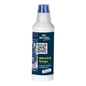 Uma garrafa branca com rótulo azul da marca „Dr. Becher GmbH“. O rótulo contém um código QR e o texto „DR.BECHER @home BBQ & Grill Reiniger Gel | Garrafa (500 ml)“ em amarelo, destacando assim a eficácia como limpador de grelhas contra resíduos queimados e sujidades fortes.