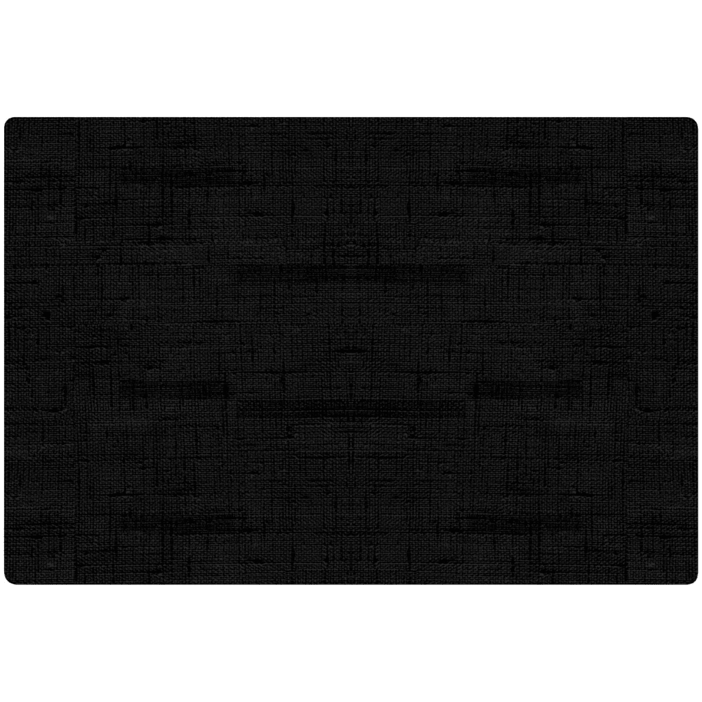 O conjunto de mesa de silicone Duni da Duni GmbH é composto por um retângulo preto texturizado com um padrão de tecelagem discreto que lembra tecido ou uma superfície têxtil, tornando-o tanto elegante quanto fácil de cuidar para qualquer mesa de jantar. É fornecido em um pacote com seis peças, cada uma medindo 30 x 45 cm.
