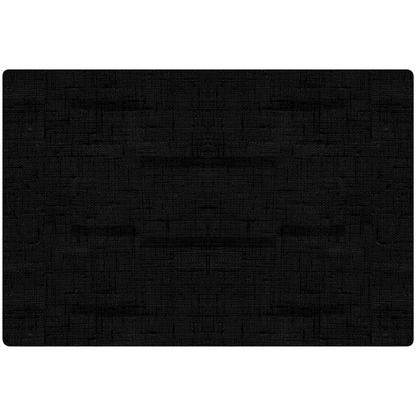 O conjunto de mesa de silicone Duni da Duni GmbH é composto por um retângulo preto texturizado com um padrão de tecelagem discreto que lembra tecido ou uma superfície têxtil, tornando-o tanto elegante quanto fácil de cuidar para qualquer mesa de jantar. É fornecido em um pacote com seis peças, cada uma medindo 30 x 45 cm.