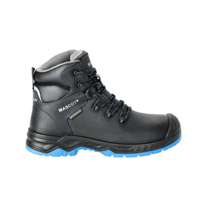Botas de segurança S3 com atacadores Botas de segurança Sapatos de segurança S3, preto/azul granulado