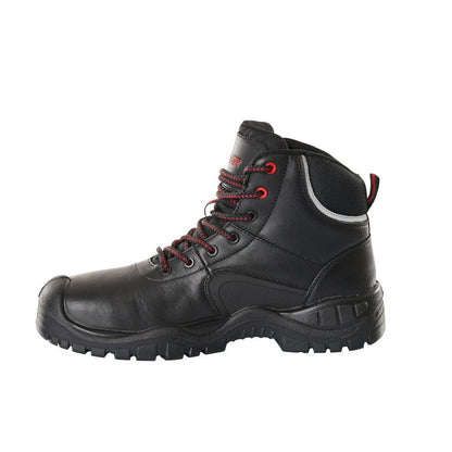 Botas de segurança S3 com atacadores Botas de segurança Calçados de segurança S3, preto