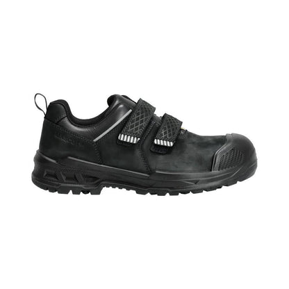 Calçado de segurança S3S, calçado de segurança com velcro S3S, preto