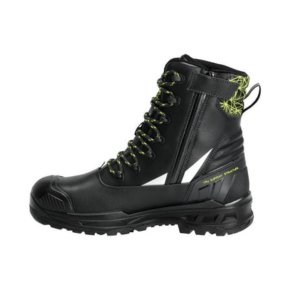 Botas de segurança S7S, atacadores Botas de segurança S7S, pretas