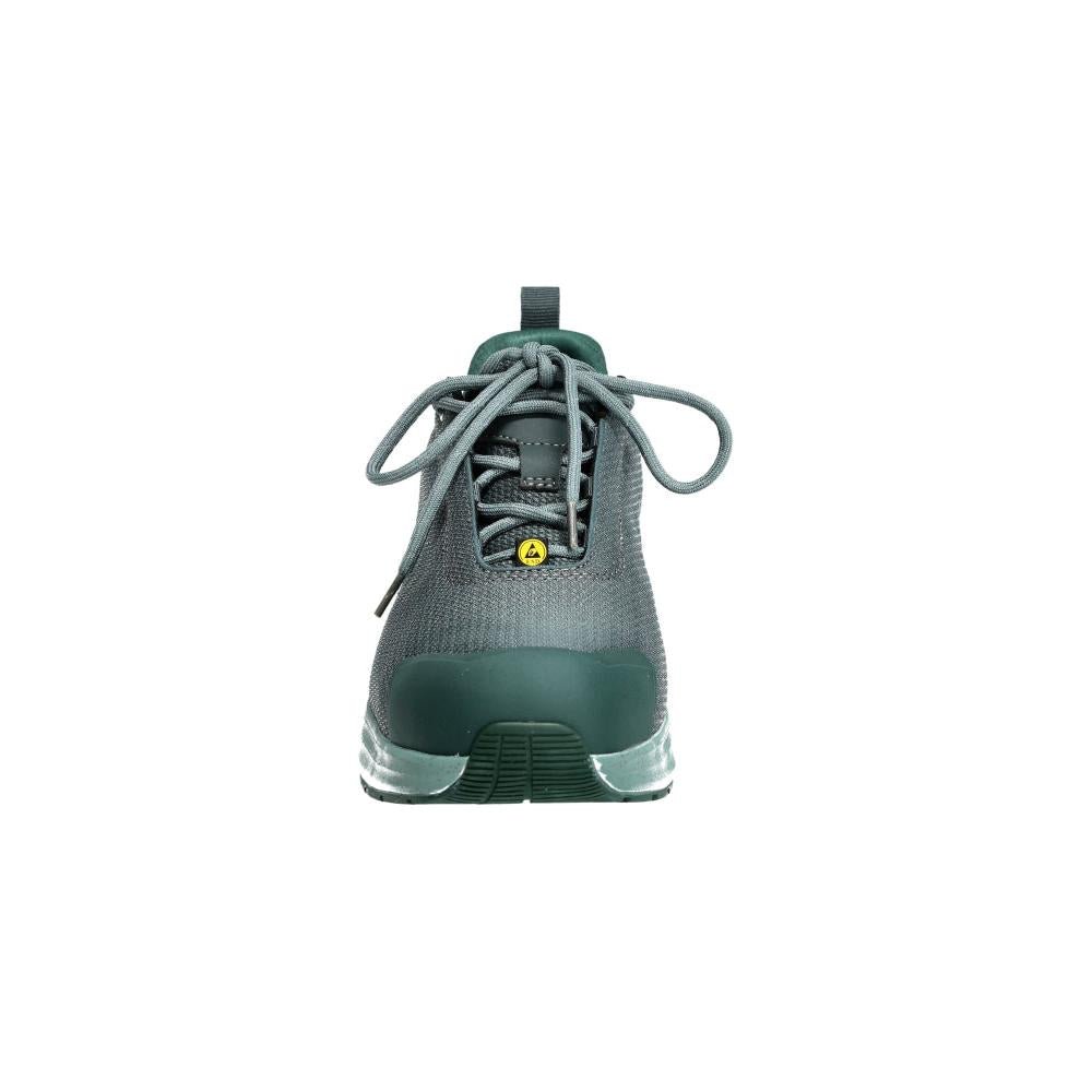 Calçado de segurança S1PS, cadarços calçado de segurança S1PS, verde floresta