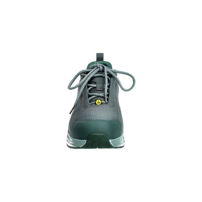 Calçado de segurança S1PS, cadarços calçado de segurança S1PS, verde floresta
