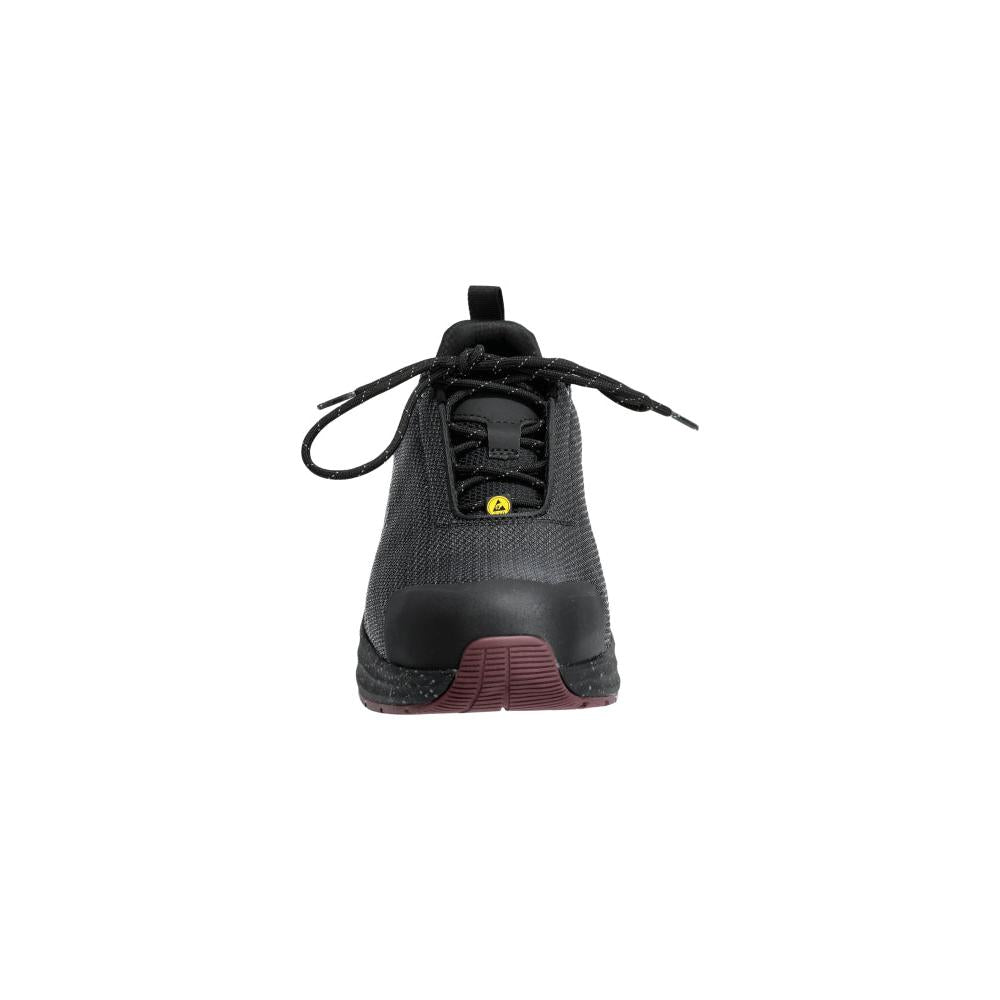 Calçado de segurança S1PS, atacadores calçado de segurança S1PS, cinzento antracite/bordéus