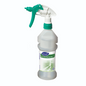 Uma garrafa de spray verde e branca com a inscrição "Room Care R10 Pur-Eco, garrafa de recarga incluindo banda dispensadora" da Diversey Deutschland GmbH & Co. OHG (0,3L), ecológica e adequada para Divermite/DQFM, sobre um fundo branco.
