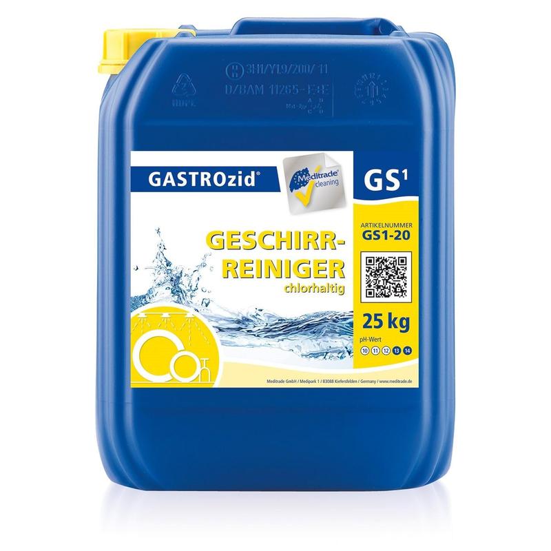 Limpador de louça Meditrade GASTROzid© GS1 25kg | Vasilha (25kg)
