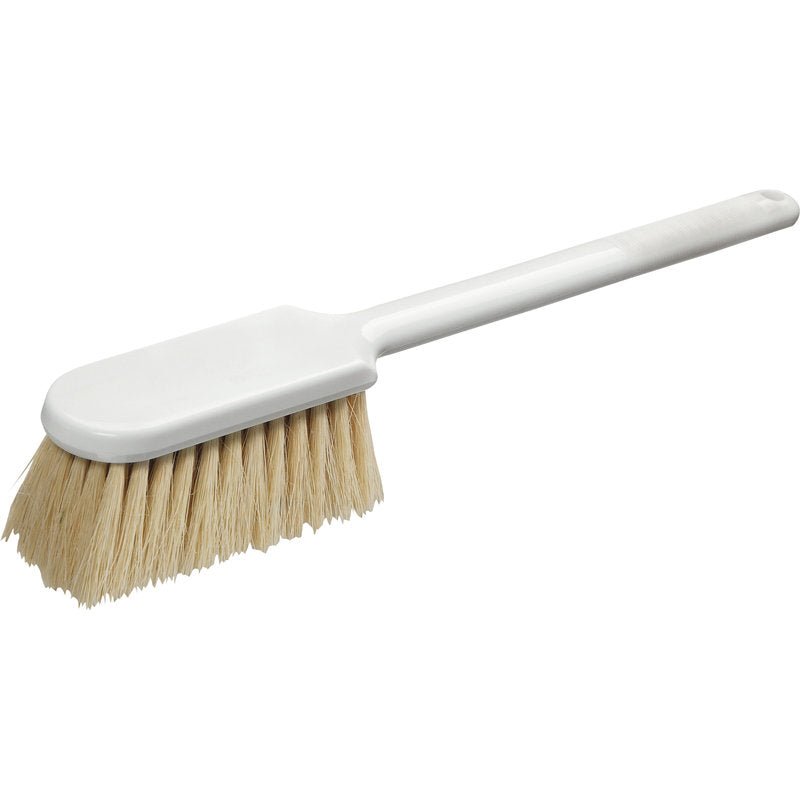 A ESCOVA PARA FORNO, FIBRA NATURAL 395X60X60MM da Haug Bürsten KG tem um cabo de plástico longo e cerdas de fibra natural rígidas e leves. Sua cabeça de escova retangular com bordas arredondadas é ideal para a limpeza completa do forno.