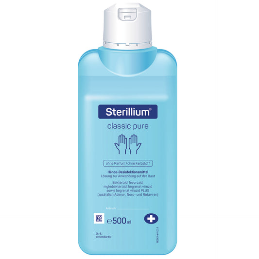 Sterillium® classic pure – Desinfetante para as mãos sem perfume