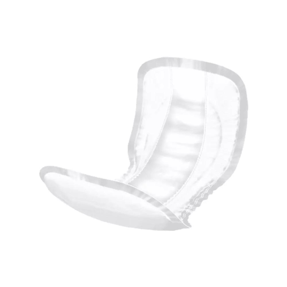 A Hartmann MoliCare Form Day Inkontinenzvorlage | Pacote (30 peças) é um penso higiénico feminino branco com laterais elevadas para a higiene feminina. É parte da gama confiável da Paul Hartmann AG e tem uma forma curva para conforto e ajuste, e parece ser multicamadas para absorção adicional.