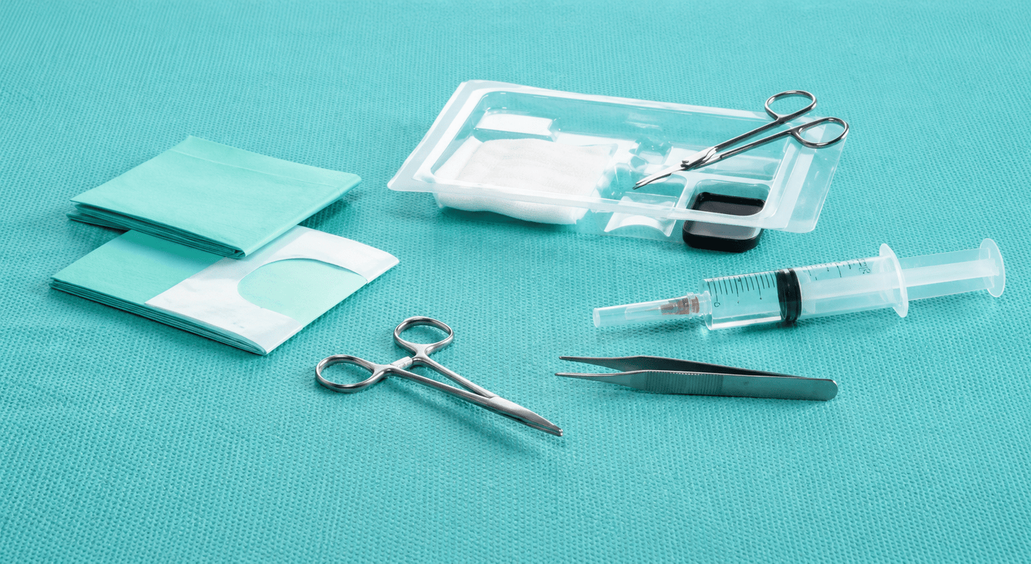 Paul Hartmann Kit de sutura fino, esterilizado, para tratamento de feridas | Embalagem (1 unidade)