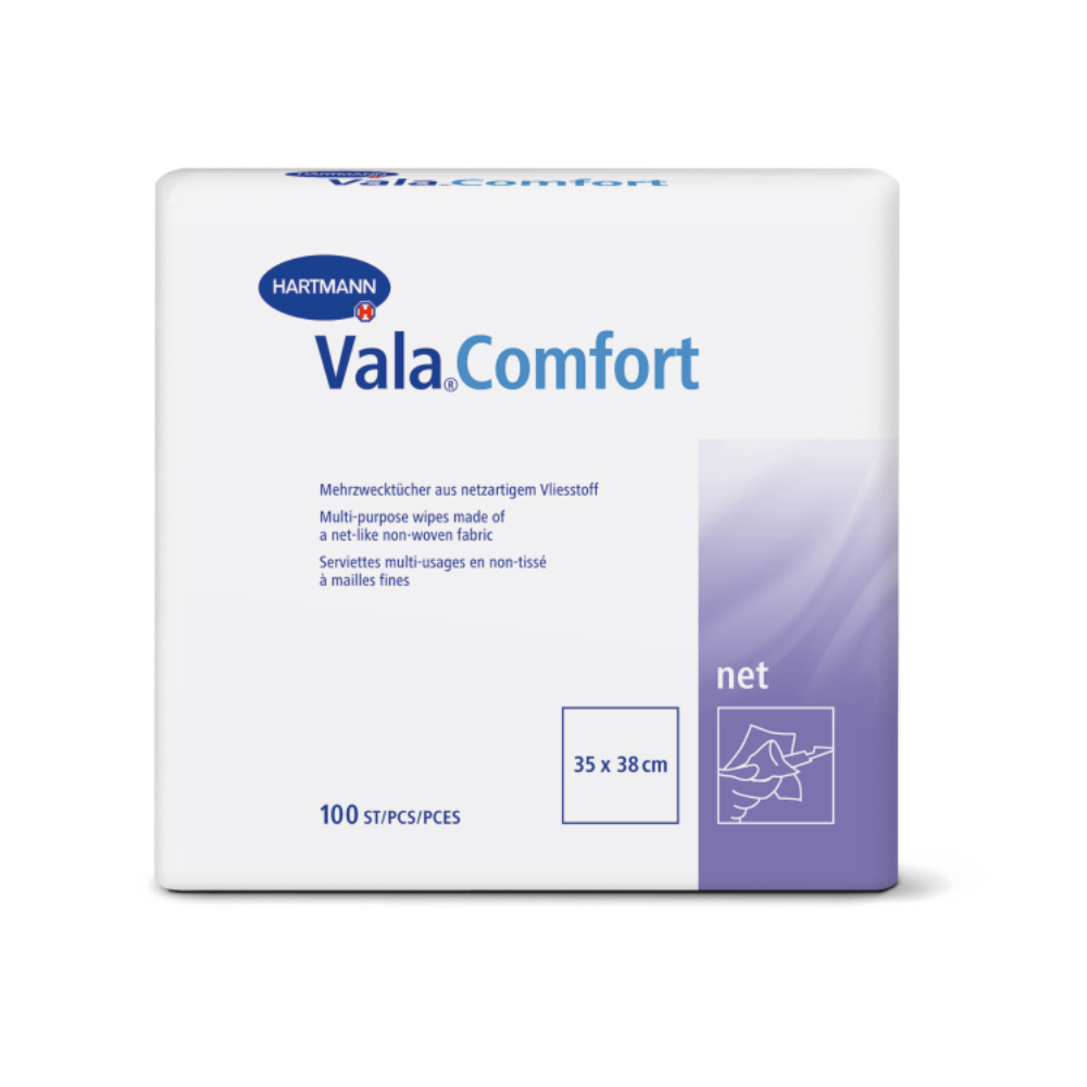 Hartmann Vala® Comfort net panos multiuso, 35 x 38 cm | Embalagem (100 unidades)