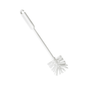 A escova para copos e garrafas Haug de 32 cm da Haug Bürsten KG é uma escova de limpeza higiênica feita de plástico branco com cabo longo e cerdas, perfeita para limpeza. O design possui um gancho prático no cabo para pendurar facilmente, sendo assim ideal para copos e garrafas.