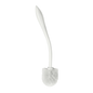 A escova sanitária "Bogen" Haug 395 x Ø77 mm de Haug Bürsten KG é uma escova sanitária branca com cabo curvado e cabeça de cerdas redonda para limpeza higiênica. O cabo de plástico tem uma ponta afiada na extremidade oposta às cerdas para garantir uma limpeza eficaz.
