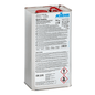 Um recipiente metálico de 5 litros de cera líquida Kiehl-Parketta Edelhartwachs da Johannes Kiehl KG, com tampa de rosca vermelha, símbolos de segurança e instruções multilíngues no rótulo branco (vendido numa caixa com 2 garrafas).