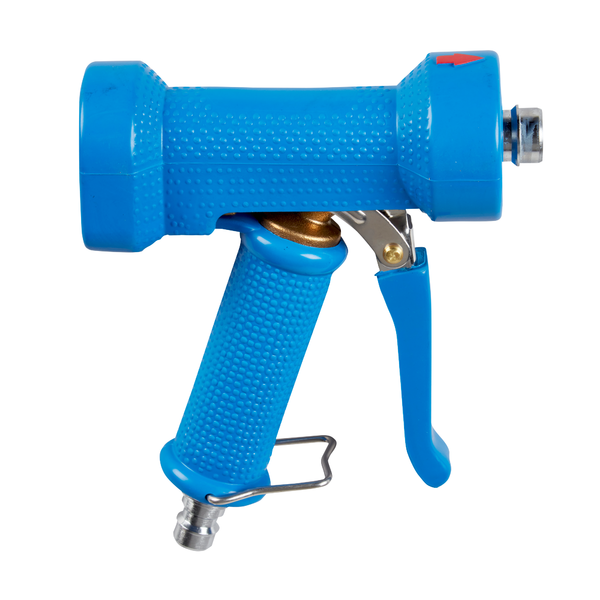 A pistola de pulverização Kiehl LW FOC da Johannes Kiehl KG, adequada para ARCANTEC, com conexão para mangueira 15 e 25, é mostrada de lado sobre um fundo branco.