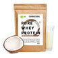 Whey protein orgânico em pó de coco