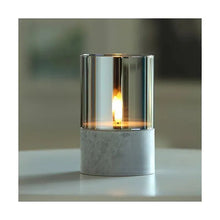 Papstar Vela LED Securit® Ø 8 cm cinza "Gracia"