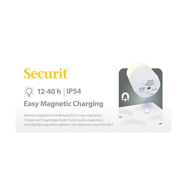 Papstar Pacote de recarga de lâmpadas LED Securit® 4 Ø 4 cm x 5 cm Tempo de iluminação "Amsterdam" 12-40 horas