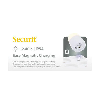 Papstar Pacote de recarga de lâmpadas LED Securit® 4 Ø 4 cm x 5 cm Tempo de iluminação "Amsterdam" 12-40 horas