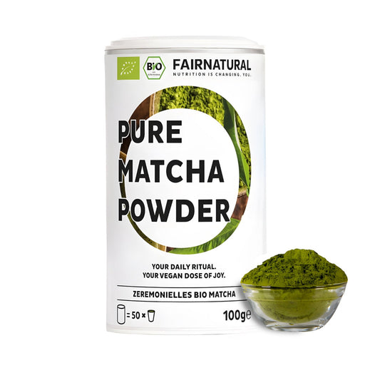 Pó de Matcha biológico para cerimónias