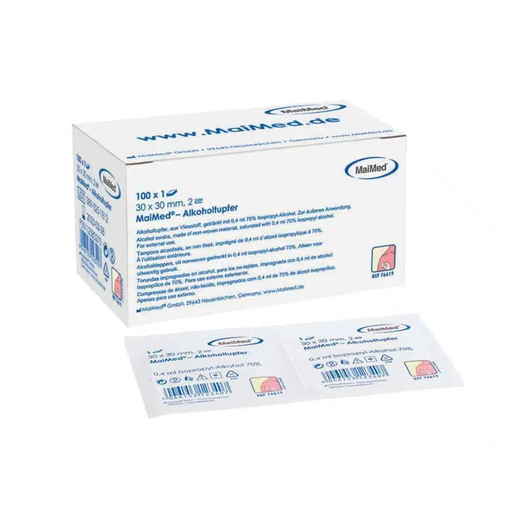 Meditrade toalhetes de álcool para limpeza da pele