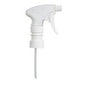 Uma cabeça de pulverização de plástico branco Abena Re-Seller GmbH GastroPower para GP Twin (1999915026) com tubo de imersão longo é retratada contra um fundo de cor sólida. Disponível como 1 pacote em uma caixa.