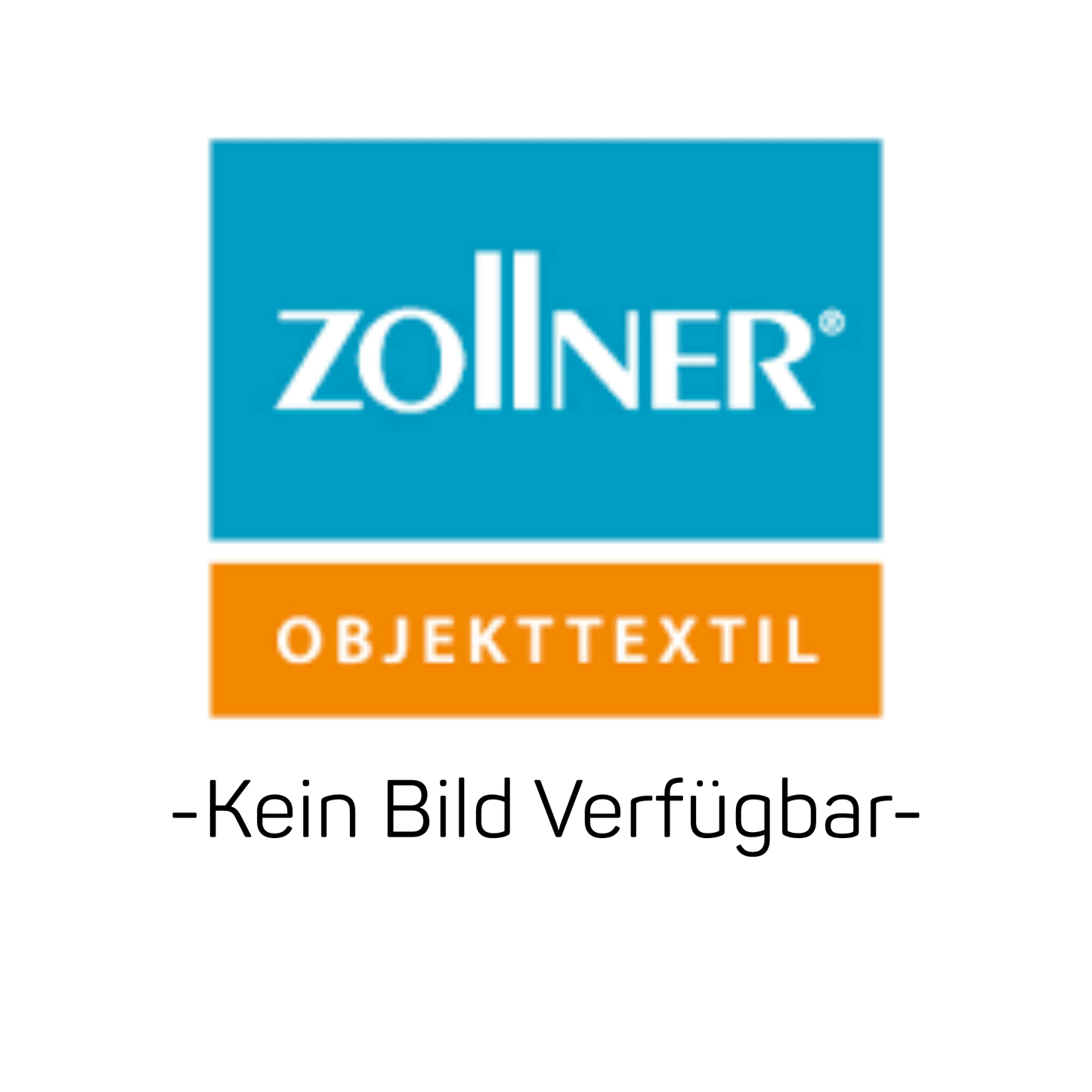 A imagem mostra o logotipo da Zollner Objekttextil GmbH acima da inscrição "OBJEKTTEXTIL" em um fundo azul-laranja. Abaixo está escrito "Kein Bild Verfügbar", o que significa que não há imagem disponível da calça profissional Zollner Dani, 40, 001-branco.