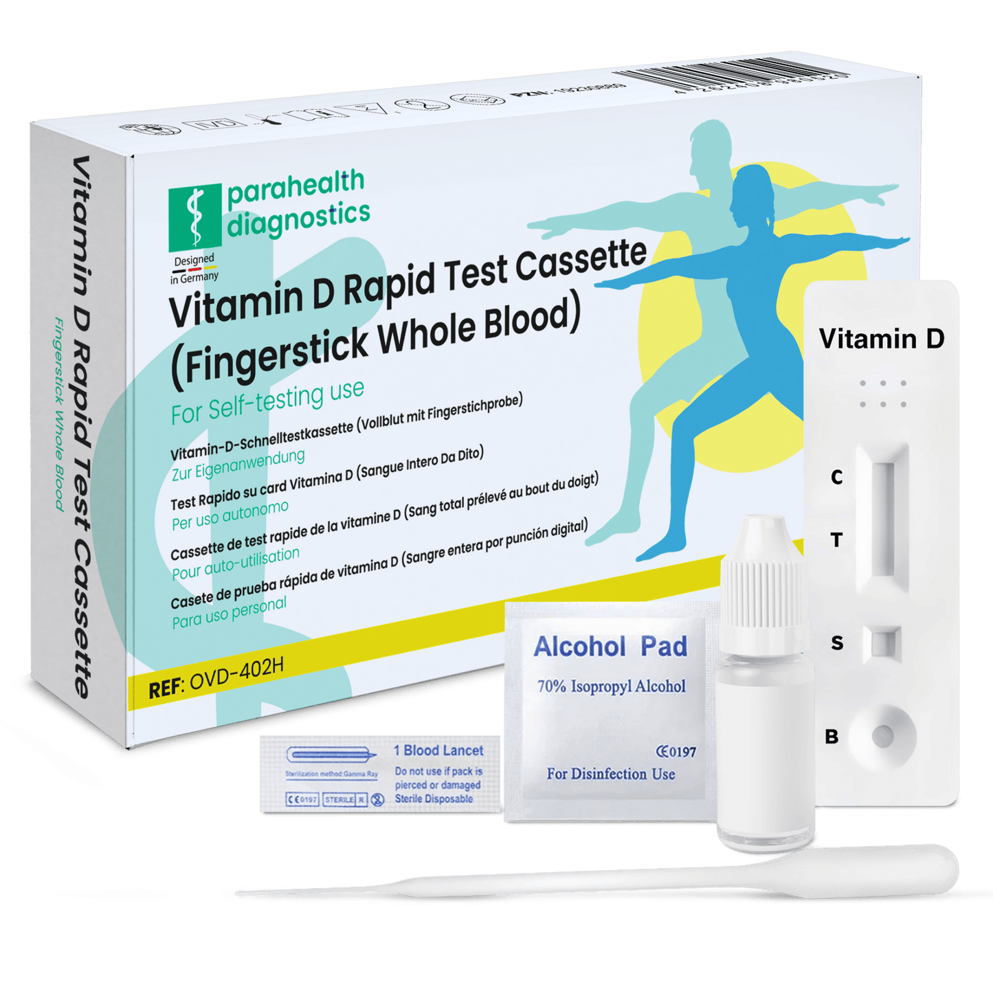 Todo o teste de teste de vitamina-D teste rápido rápido | 1 peça