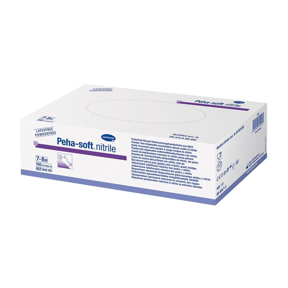 Hartmann Peha-Soft® Nitrile Powderfree, em tamanhos diferentes