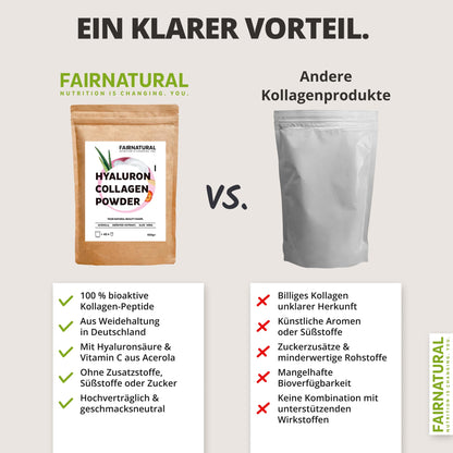 Pó hialurônico de colágeno