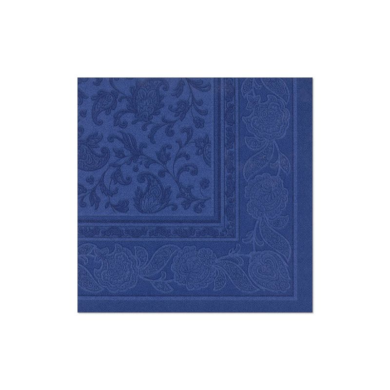 Os 20 guardanapos "ROYAL Collection" 1/4-dobra (40x40 cm) da PAPSTAR da PAPSTAR GmbH, com seu elegante padrão de flores e arabescos em relevo, são ideais para uma decoração de mesa estilosa e para qualquer ocasião especial.