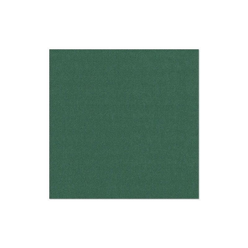 Uma amostra quadrada das guardanapos verde-floresta "ROYAL Collection" da PAPSTAR GmbH com uma estrutura de tecido discreta que confere elegância a qualquer decoração de mesa.
