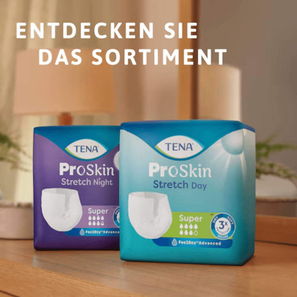 Calças para incontinência Tena ProSkin Stretch Night Super