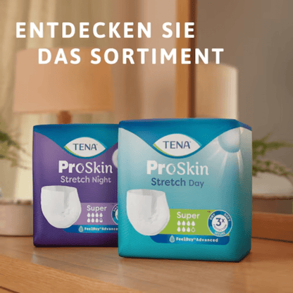 Calças para incontinência Tena ProSkin Stretch Night Super