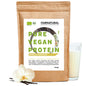 Proteína vegana orgânica em pó baunilha sem soja