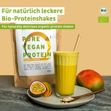 Proteína vegana orgânica em pó de manga sem soja