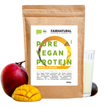 Proteína vegana orgânica em pó de manga sem soja