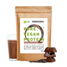 Chocolate em pó proteico vegano orgânico sem soja