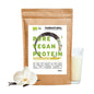 Proteína vegana orgânica em pó baunilha sem soja