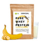 Whey protein orgânico em pó de banana