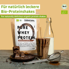 Whey protein orgânico em pó chocolate
